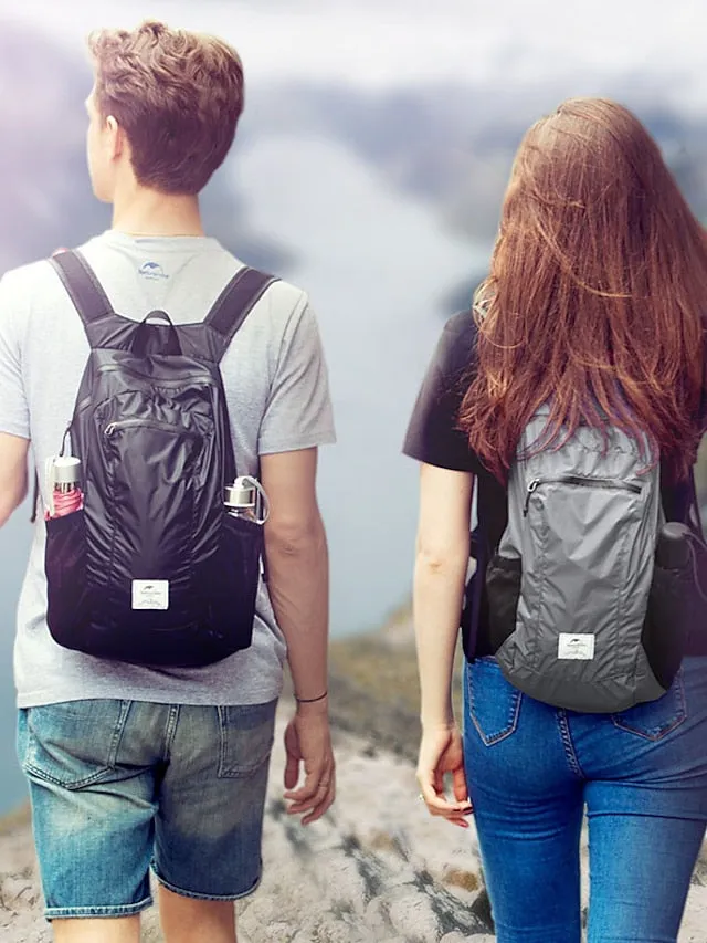 18 L Hiking Backpack Lightweight Packable Backpack Daypack Packable Rain Waterproof Ultra Light (UL) Waterproof Zipper Foldable Outdoor Camping / Hiking Climbing Cycling / Bike Traveling Nylon Navy