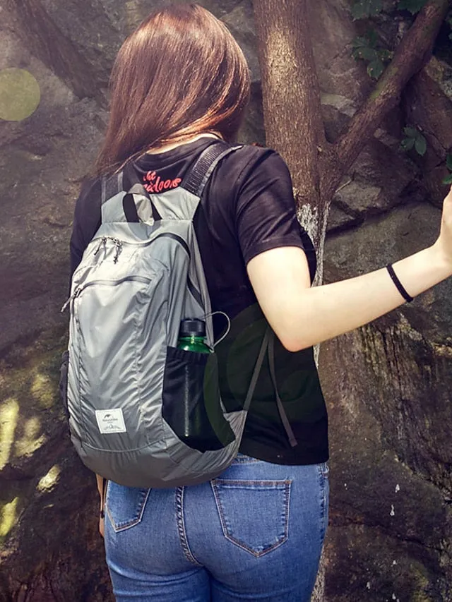 18 L Hiking Backpack Lightweight Packable Backpack Daypack Packable Rain Waterproof Ultra Light (UL) Waterproof Zipper Foldable Outdoor Camping / Hiking Climbing Cycling / Bike Traveling Nylon Navy