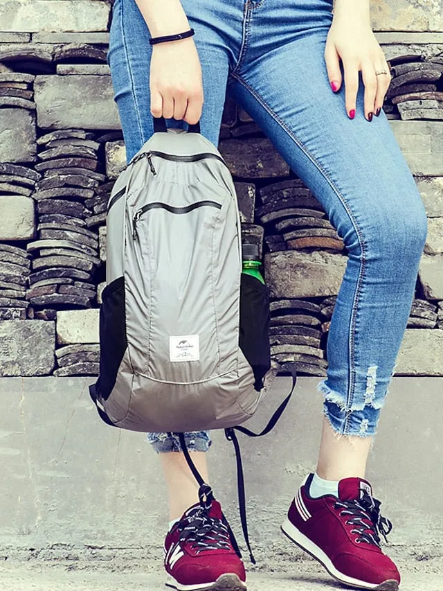 18 L Hiking Backpack Lightweight Packable Backpack Daypack Packable Rain Waterproof Ultra Light (UL) Waterproof Zipper Foldable Outdoor Camping / Hiking Climbing Cycling / Bike Traveling Nylon Navy