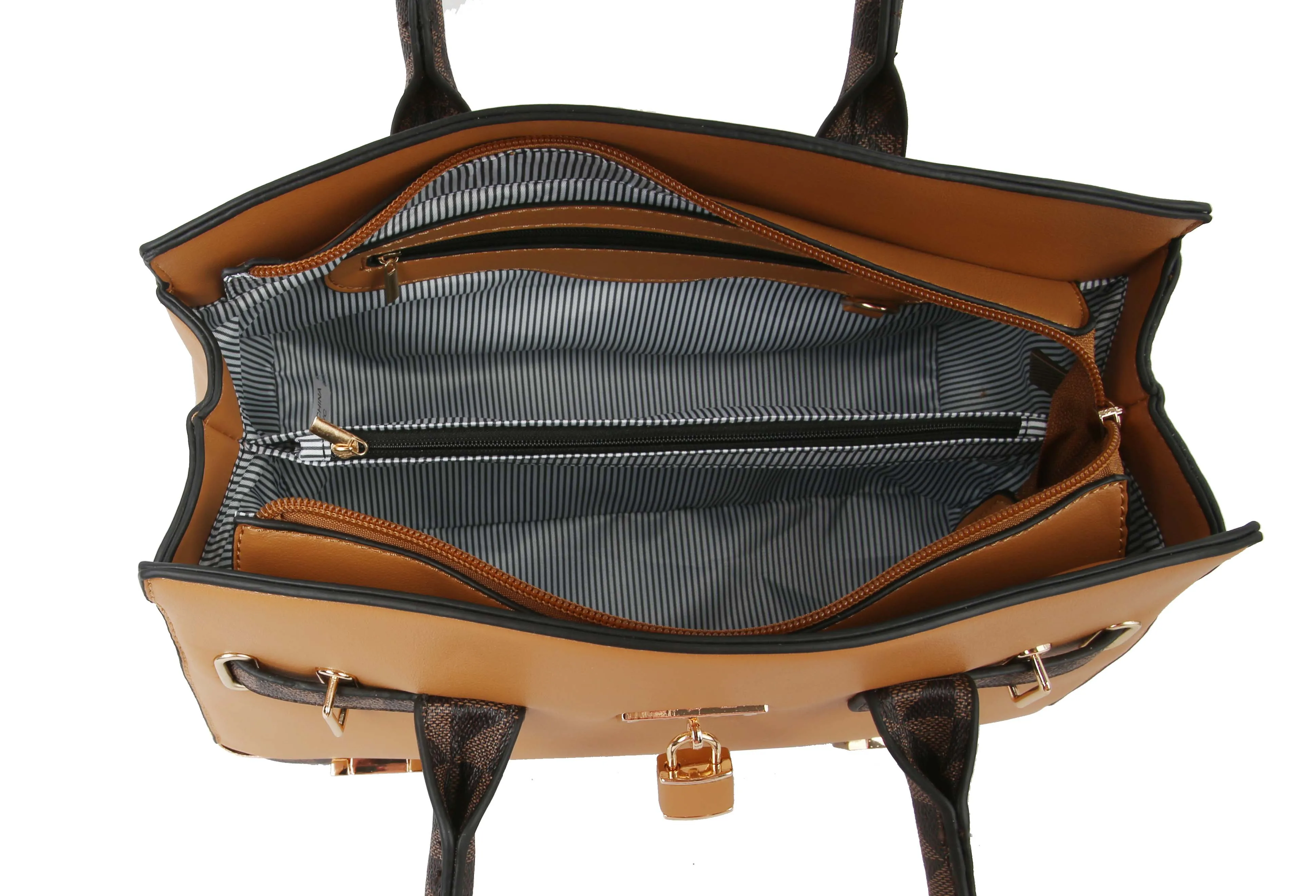 2 in 1 Medium Satchel Crossbody Bag Purse