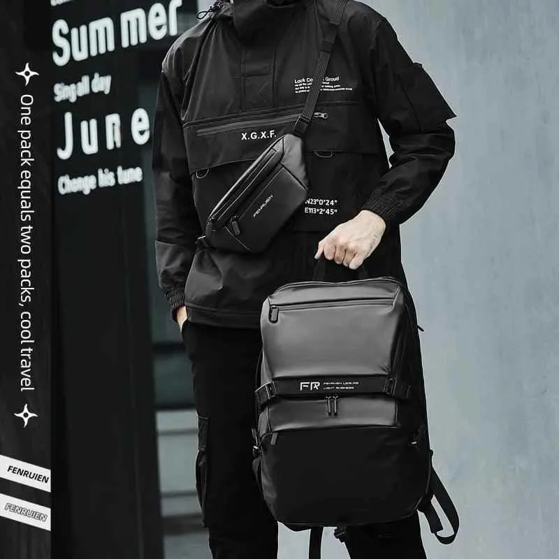 8021 - Cool Backpacks - Waterproof Detachable Laptop Bag