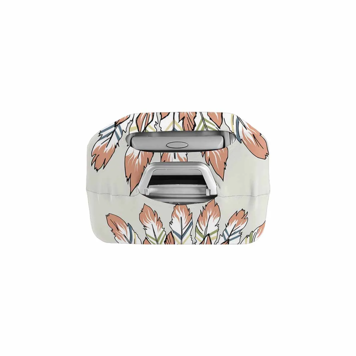 Animals themed Cover for Luggage suitcase printed Native american tiger in war bonnet