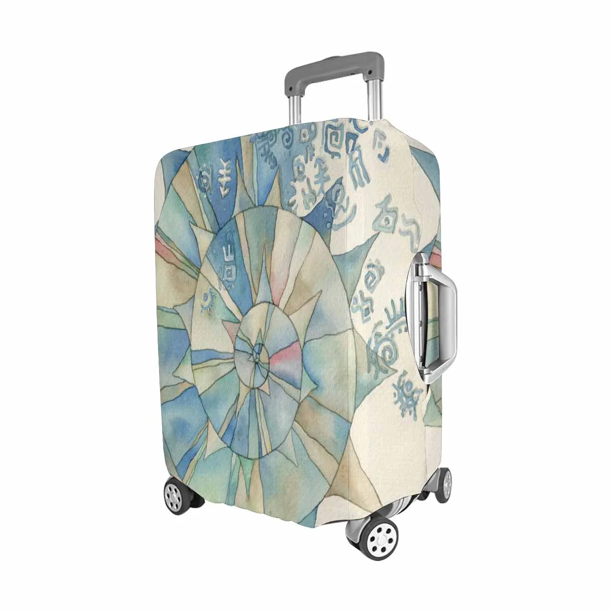 Animals themed Cover for Luggage suitcase printed watercolor illustration of the story Ligea