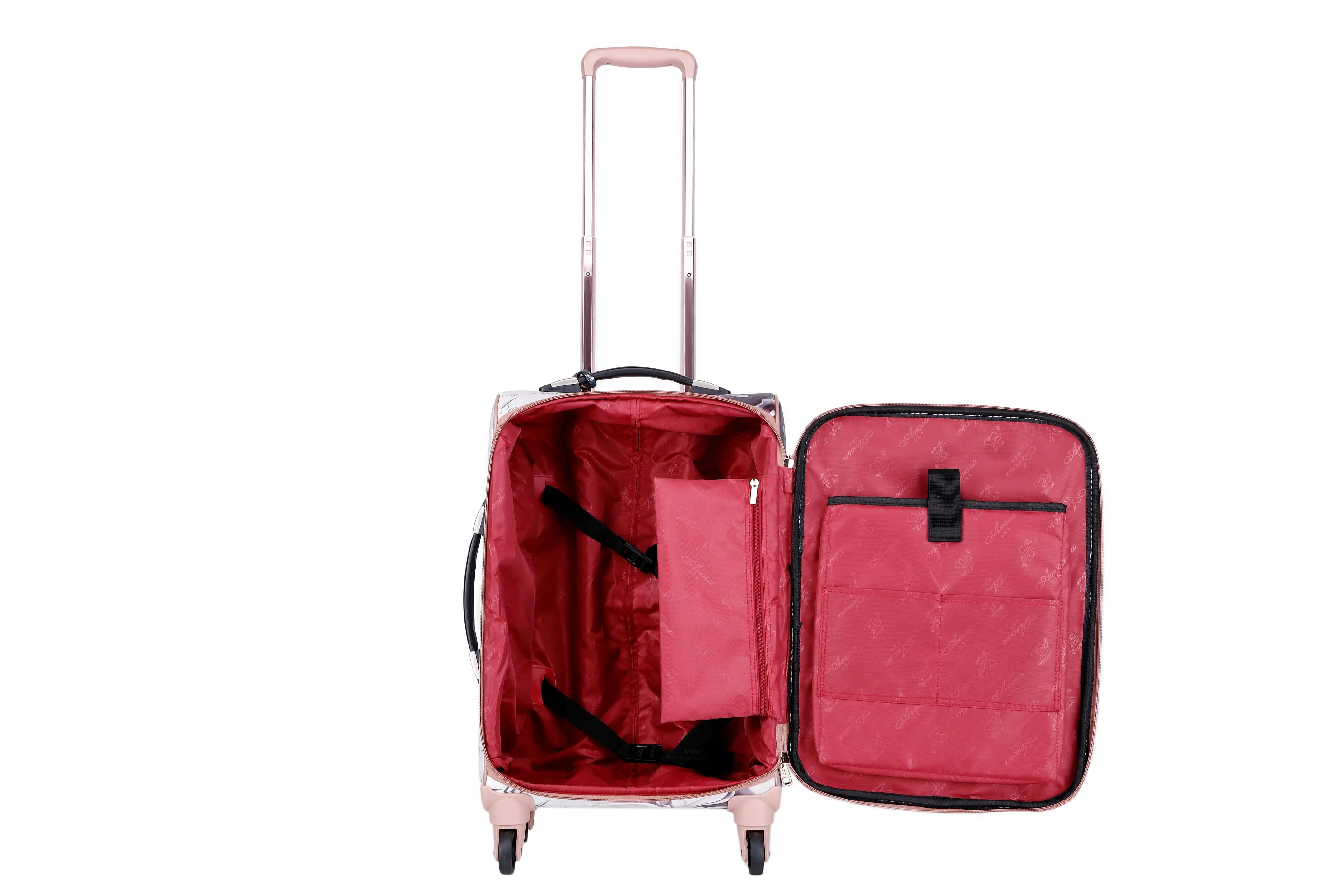 Arosa Elegant Floral Spinner Luggage