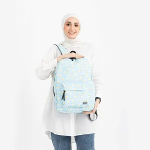 Baby Blue Daisy Flower Backpack