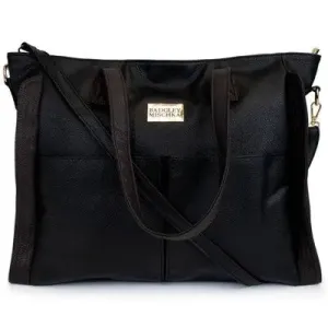 Badgley Mischka Rose Travel Weekender Tote XL - Black