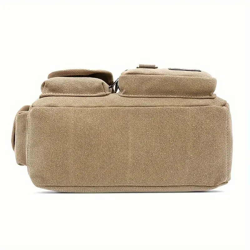 Bags Canvas Large Capacity Shoulder Bag Multi-pocket