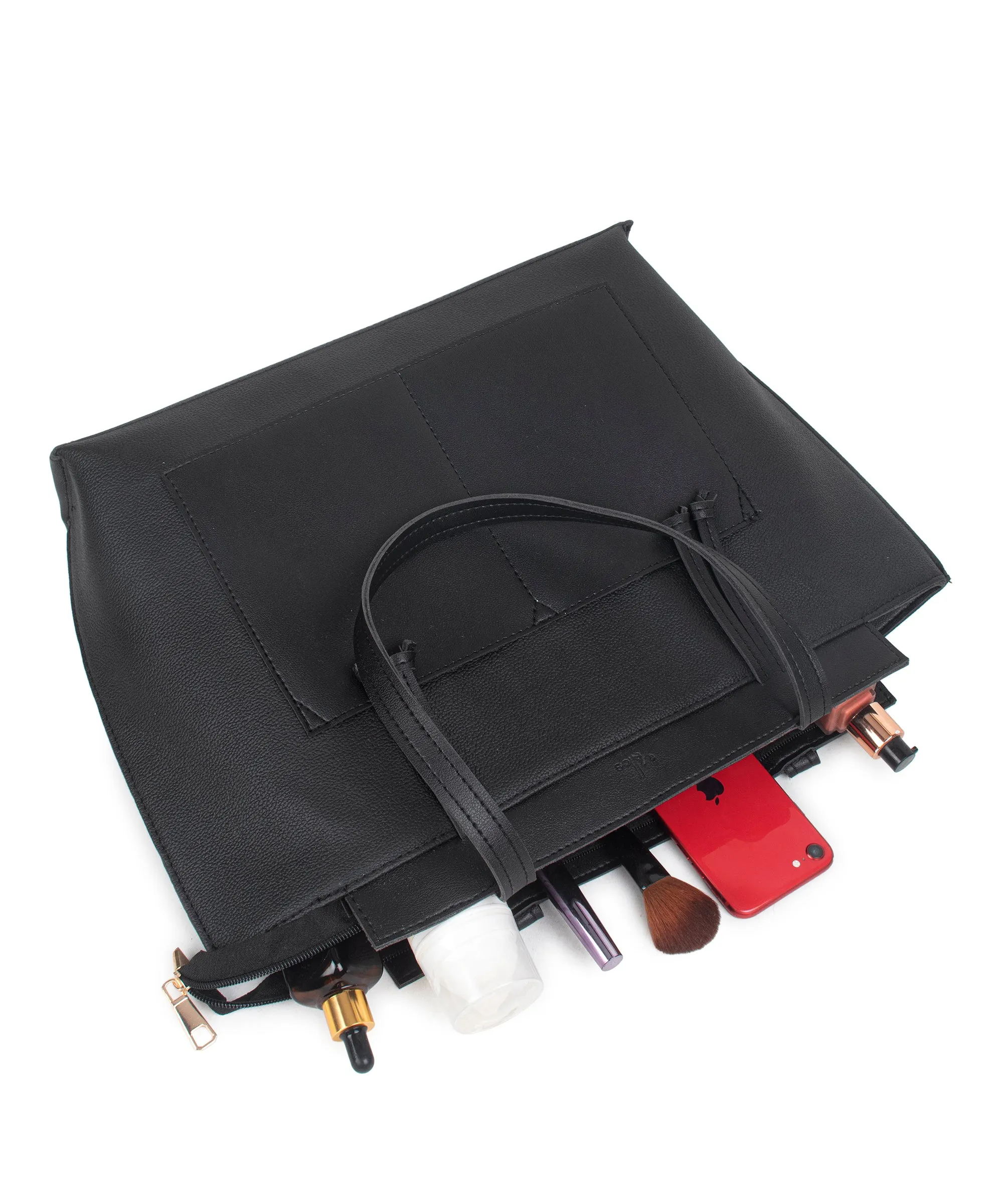 Black Oversized Shopper Bag