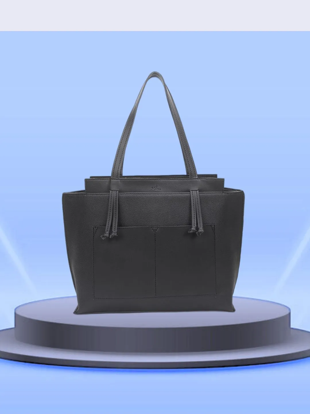 Black Oversized Shopper Bag