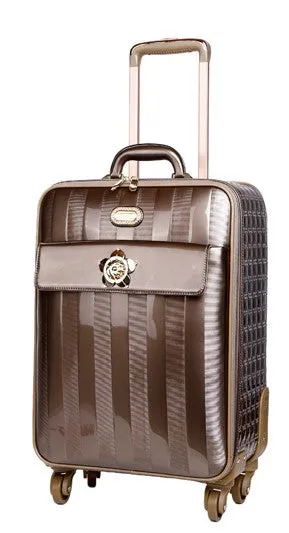 Brangio Glossy Striped Trolley Bag