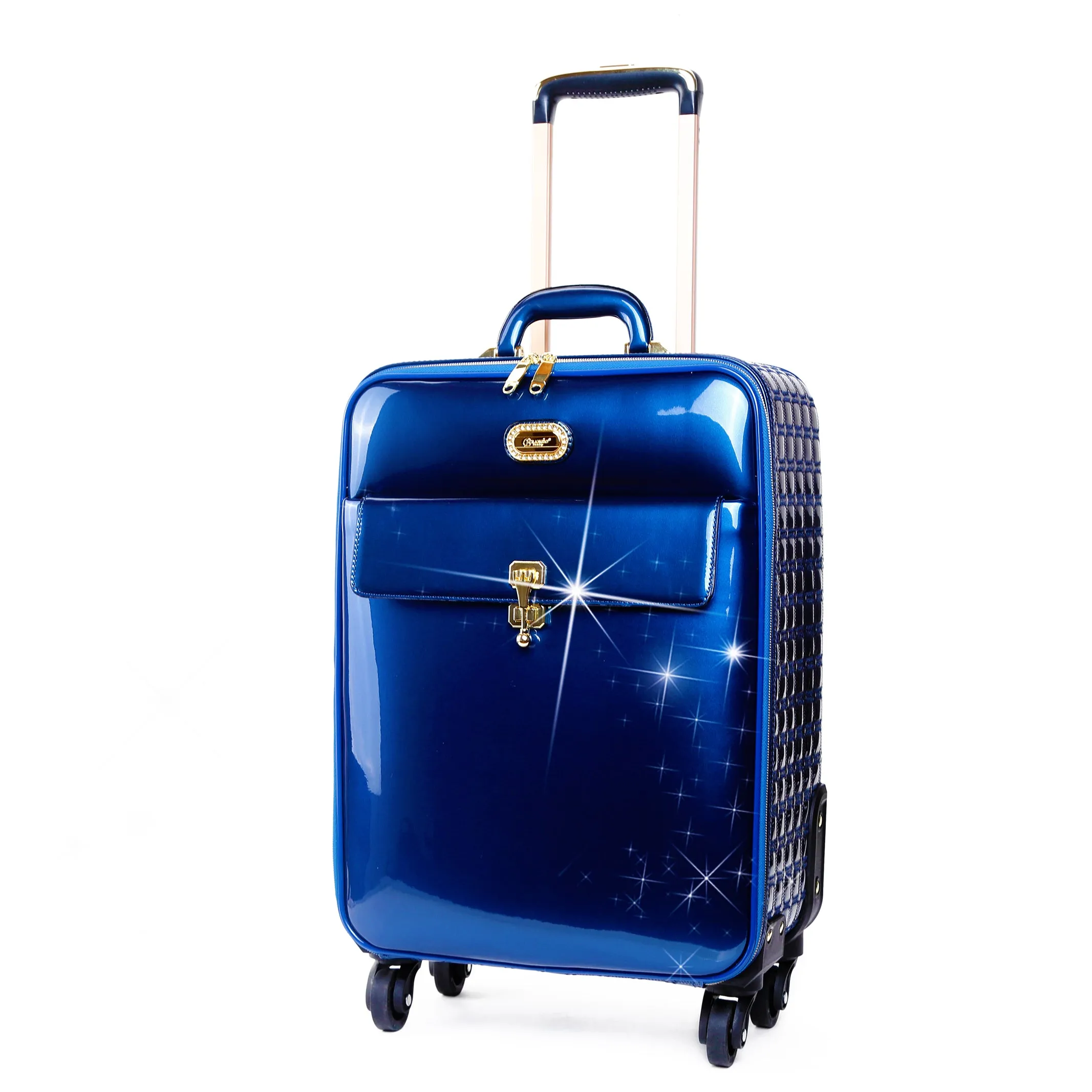 Brangio Glossy Trolley Bag with Elegant Design