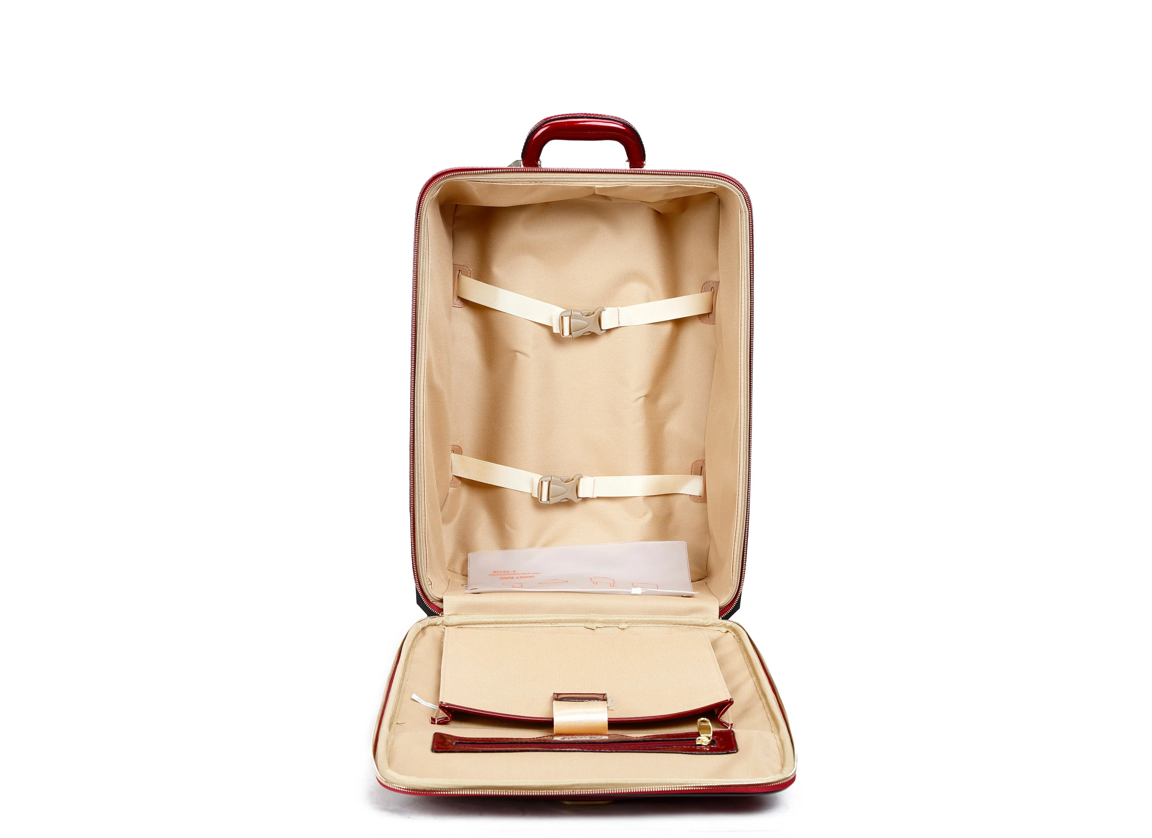 Brangio Glossy Trolley Bag with Elegant Design
