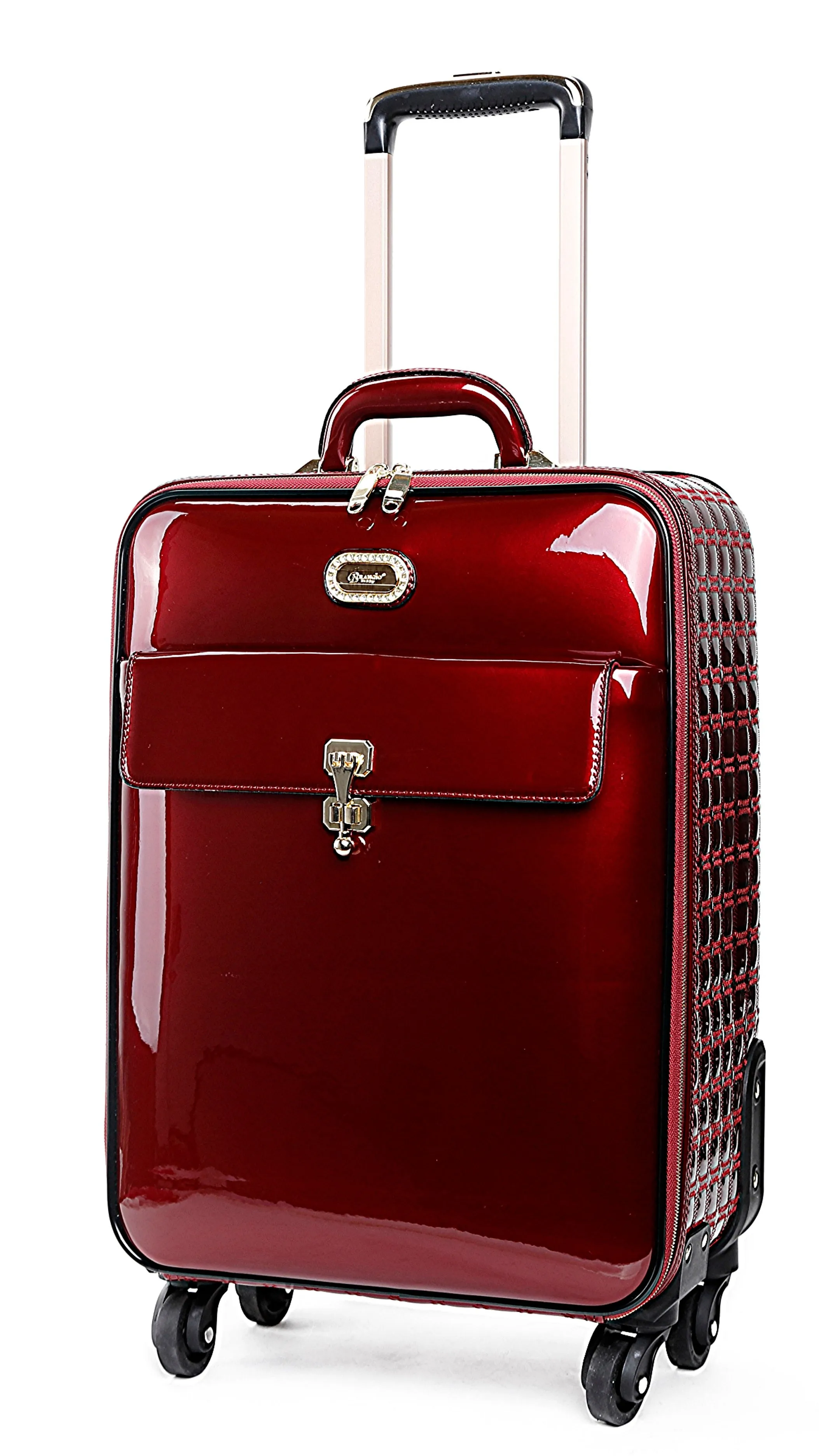 Brangio Glossy Trolley Bag with Elegant Design