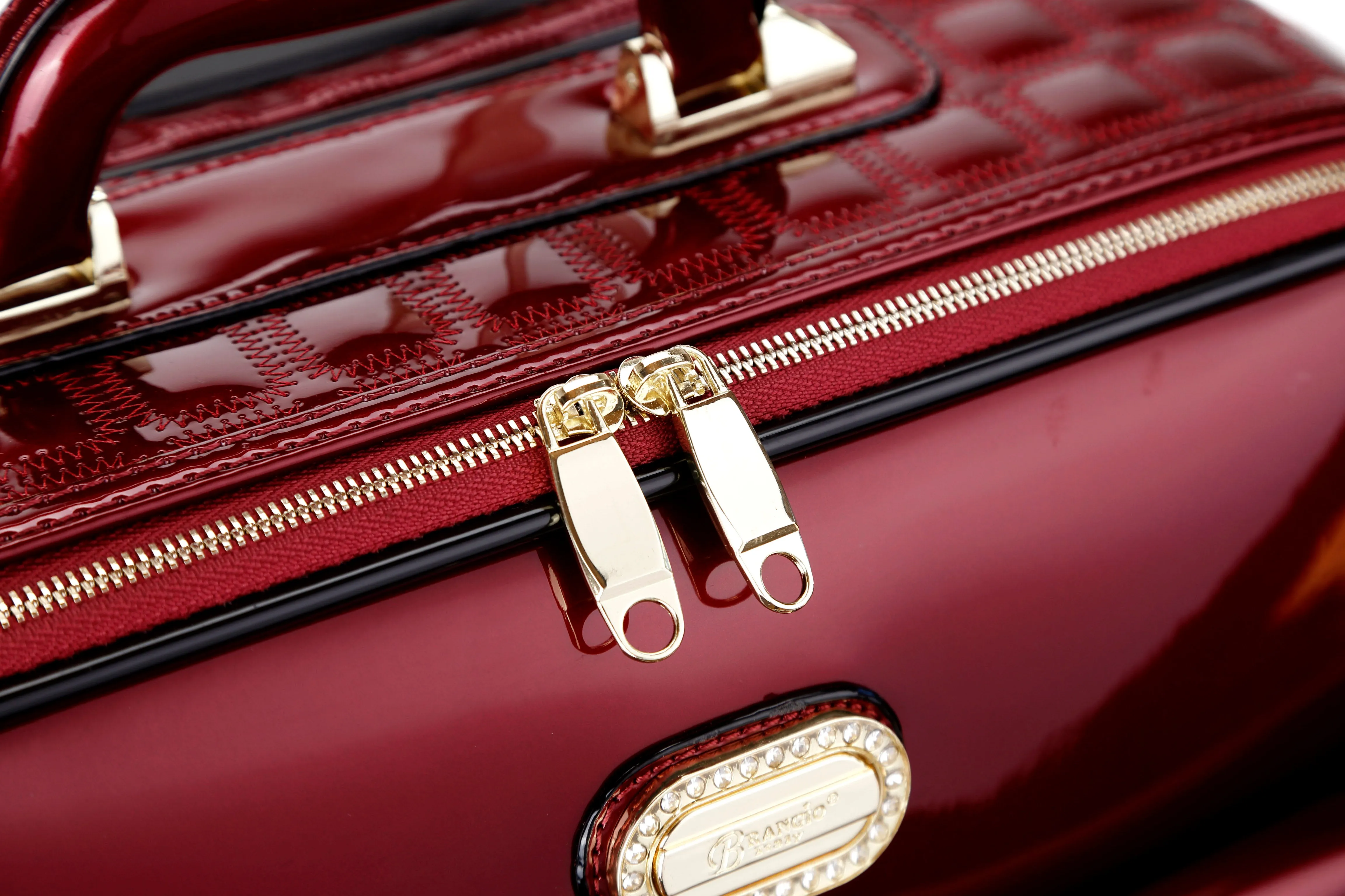 Brangio  Luxurious Glossy Trolley Bag