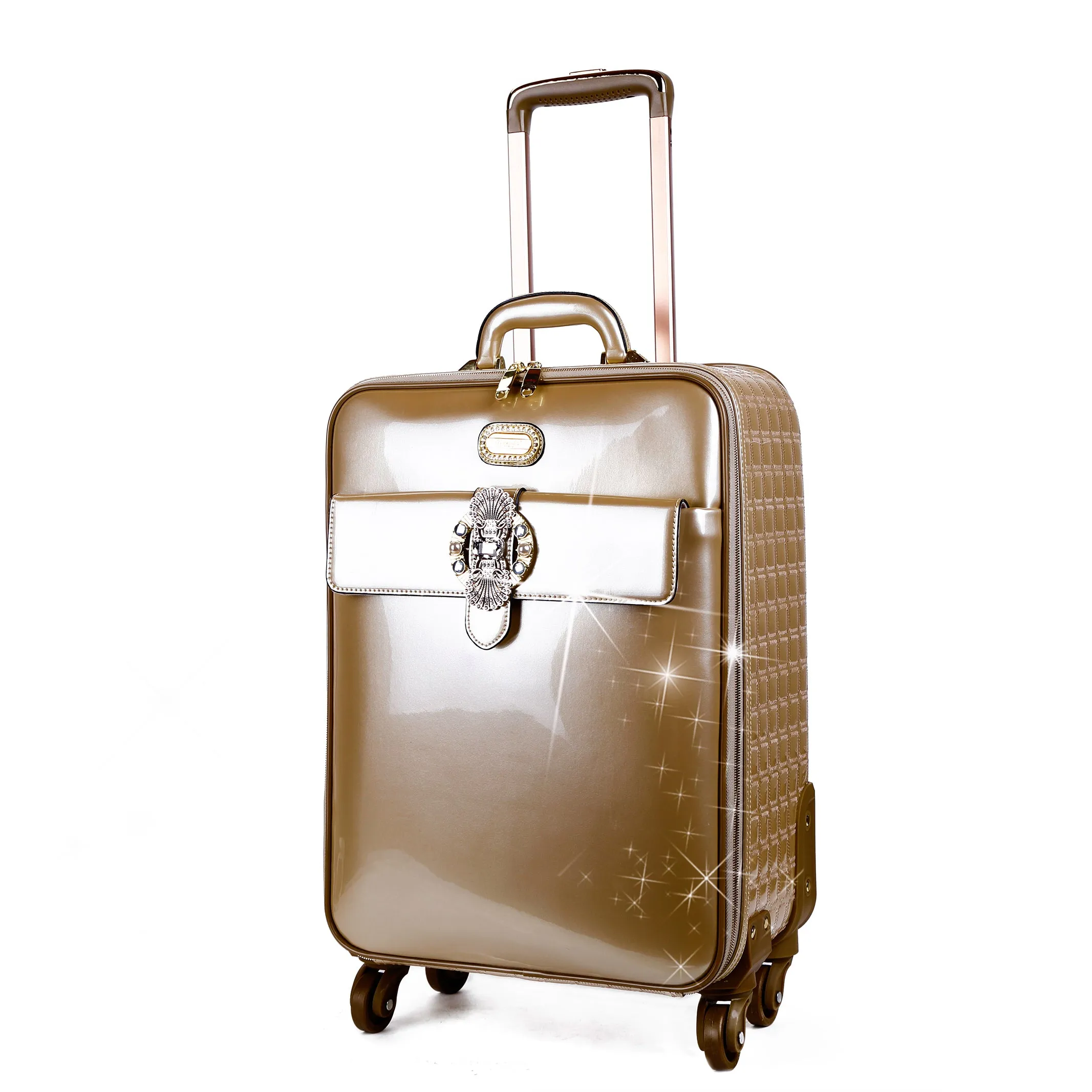Brangio  Luxurious Glossy Trolley Bag