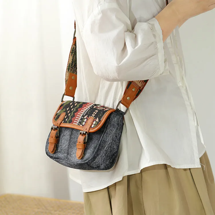Canvas Over The Shoulder Bag Canvas Messenger Bag
