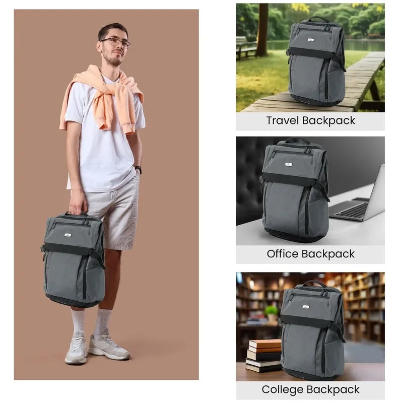 Clownfish Backpack - Versatile Travel & Office Bag | 45x35x18cm | Grey