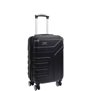 DR575 Expandable Hard Shell Cabin Luggage With Four Wheels Black