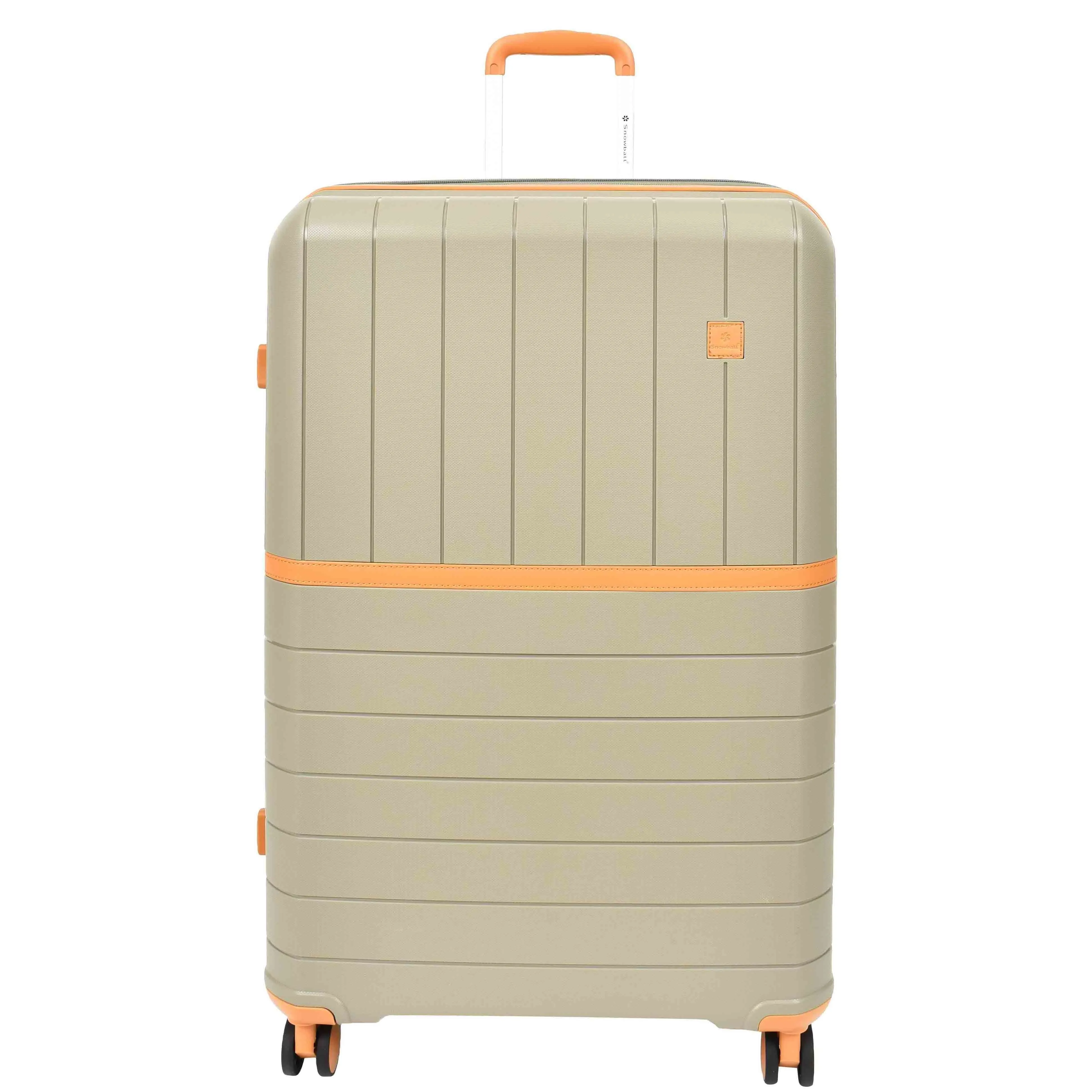 DR626 Hard Shell Expandable Suitcases Wheeled Luggage Champagne