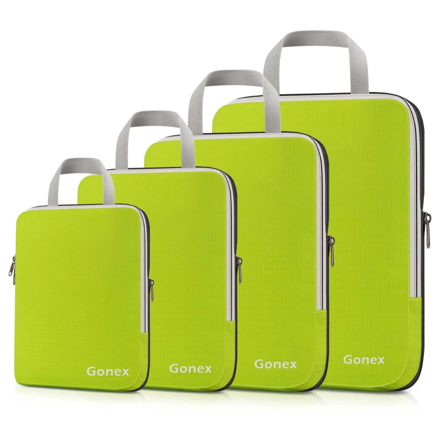 Gonex Compression Packing Cubes Set, Expandable Packing Organizers 4pcs