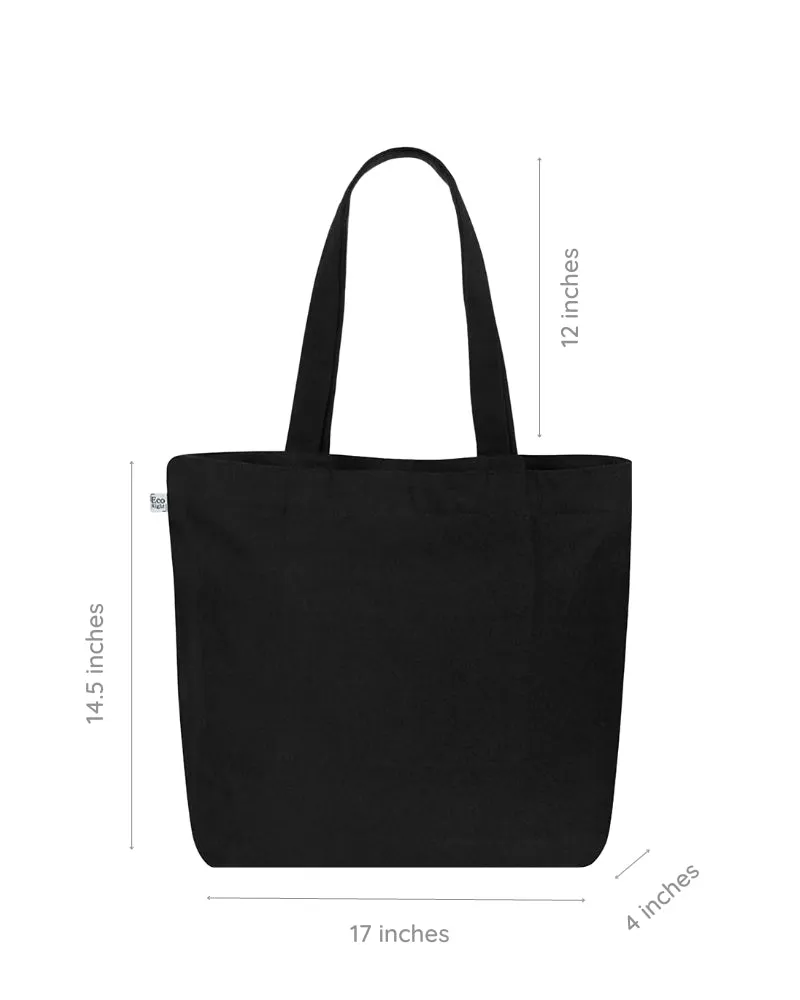 Large Zipper Tote Bag - Cynefin