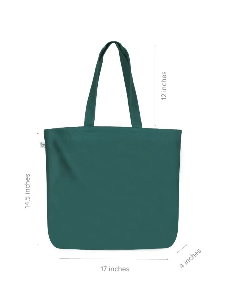 Large Zipper Tote Bag - Spectacular DragonFly