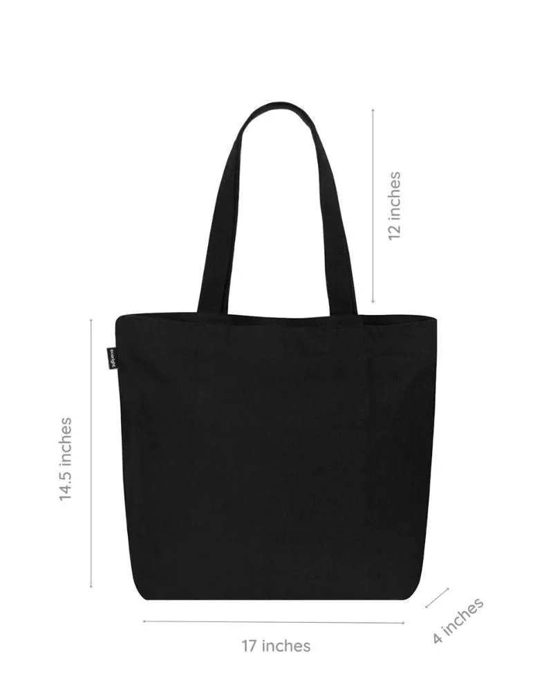 Large Zipper Tote Bag - Vitamin Sea