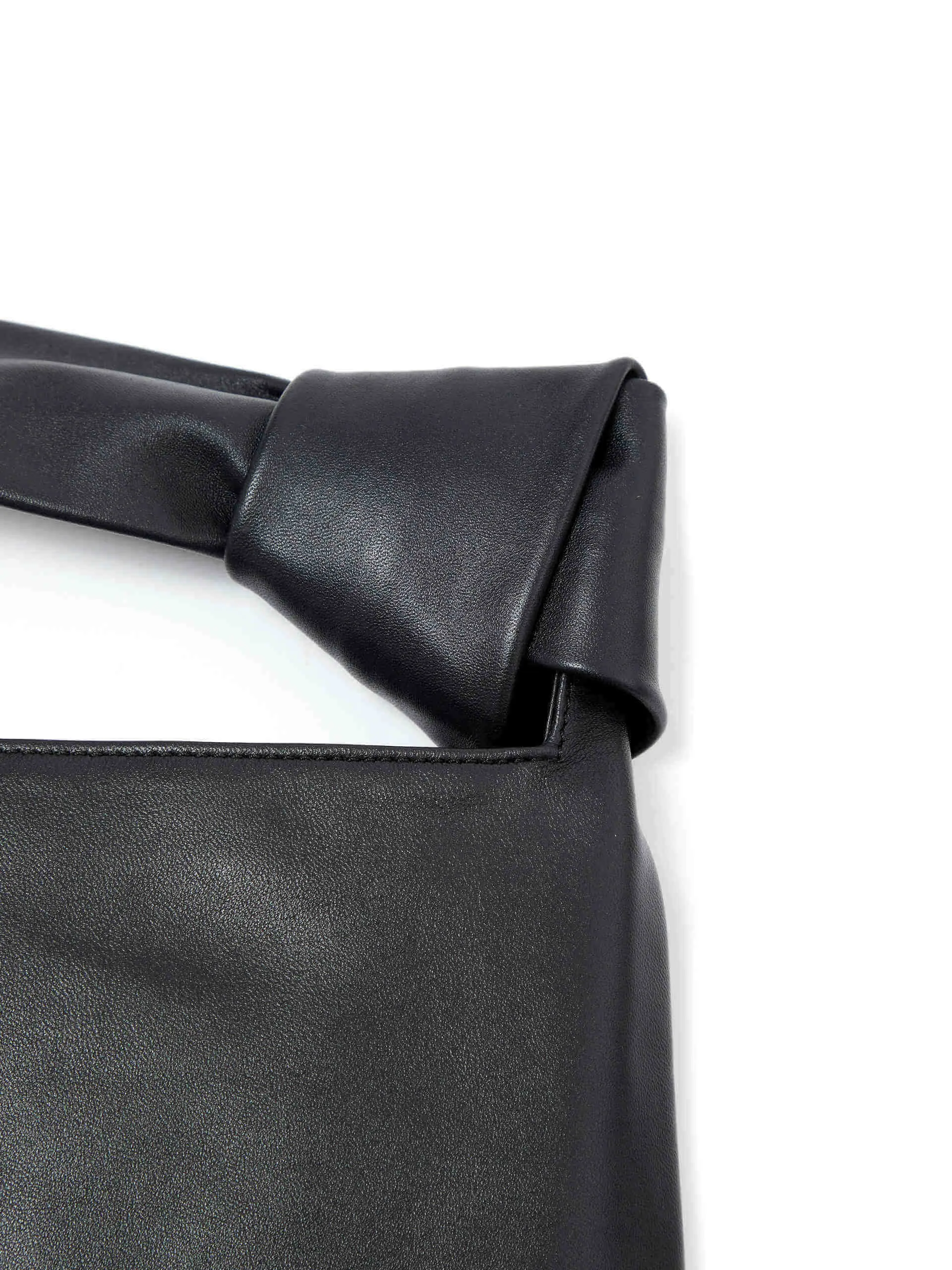 Leather Knot Tote Bag
