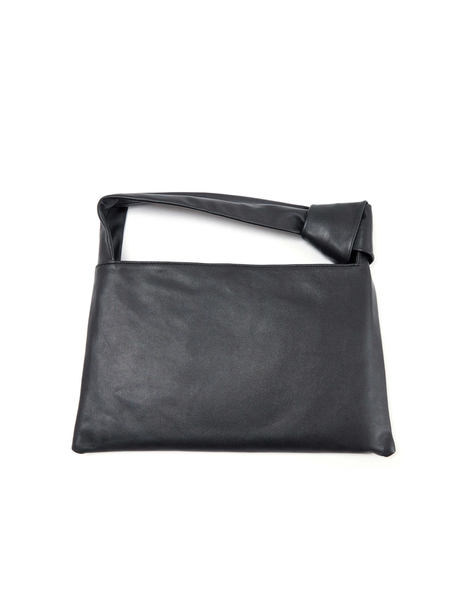 Leather Knot Tote Bag