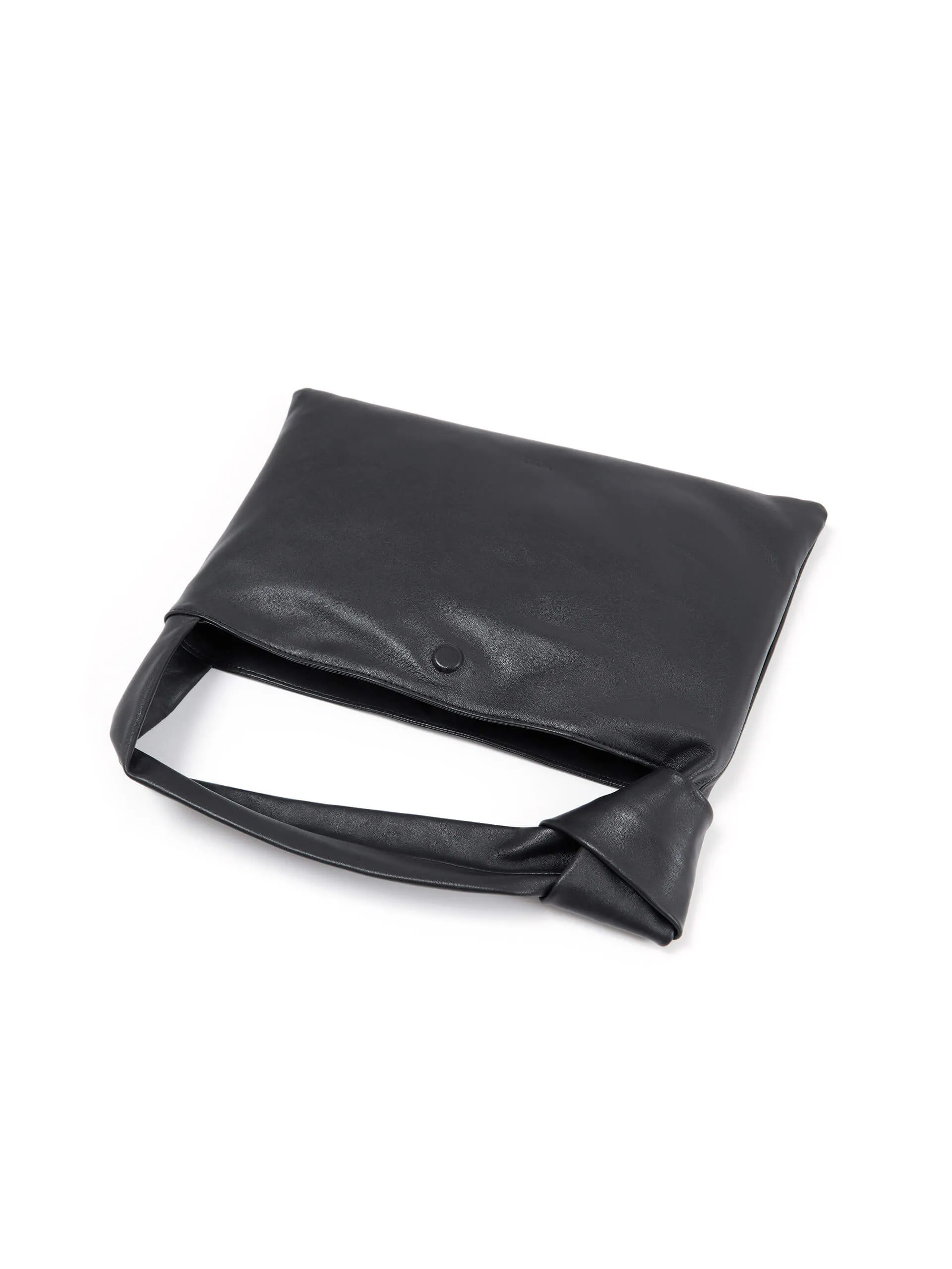 Leather Knot Tote Bag
