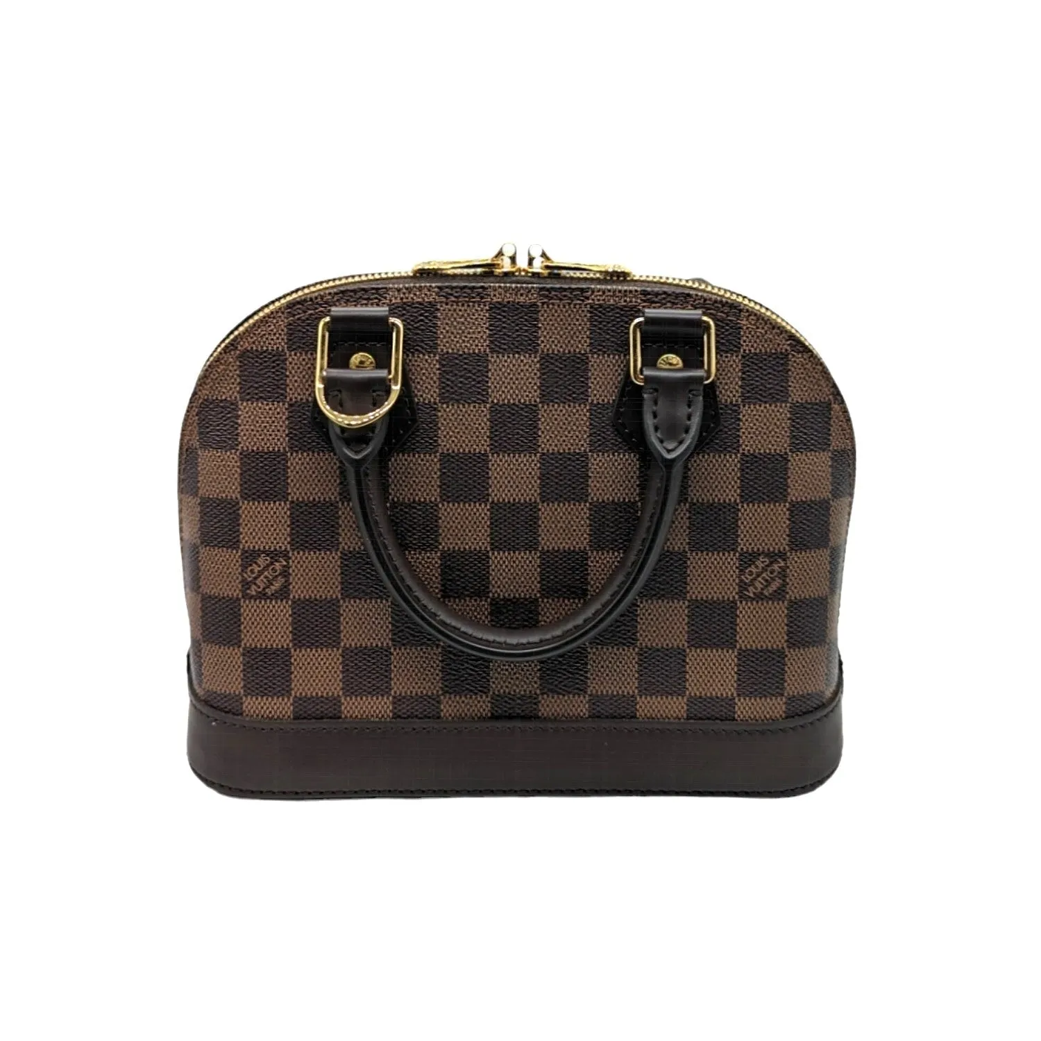Louis Vuitton Damier Ebene Alma BB Handbag Satchel