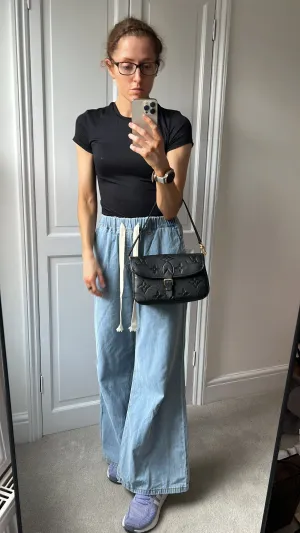 Louis Vuitton Diane Satchel Black Empreinte (RRP £2,020)
