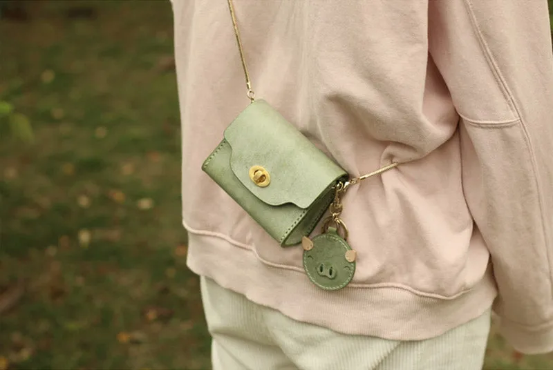 Mini Womens Leather Chain Crossbody Purse Shoulder Bags for Women