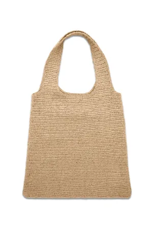 Oversized Shopper - Raffia