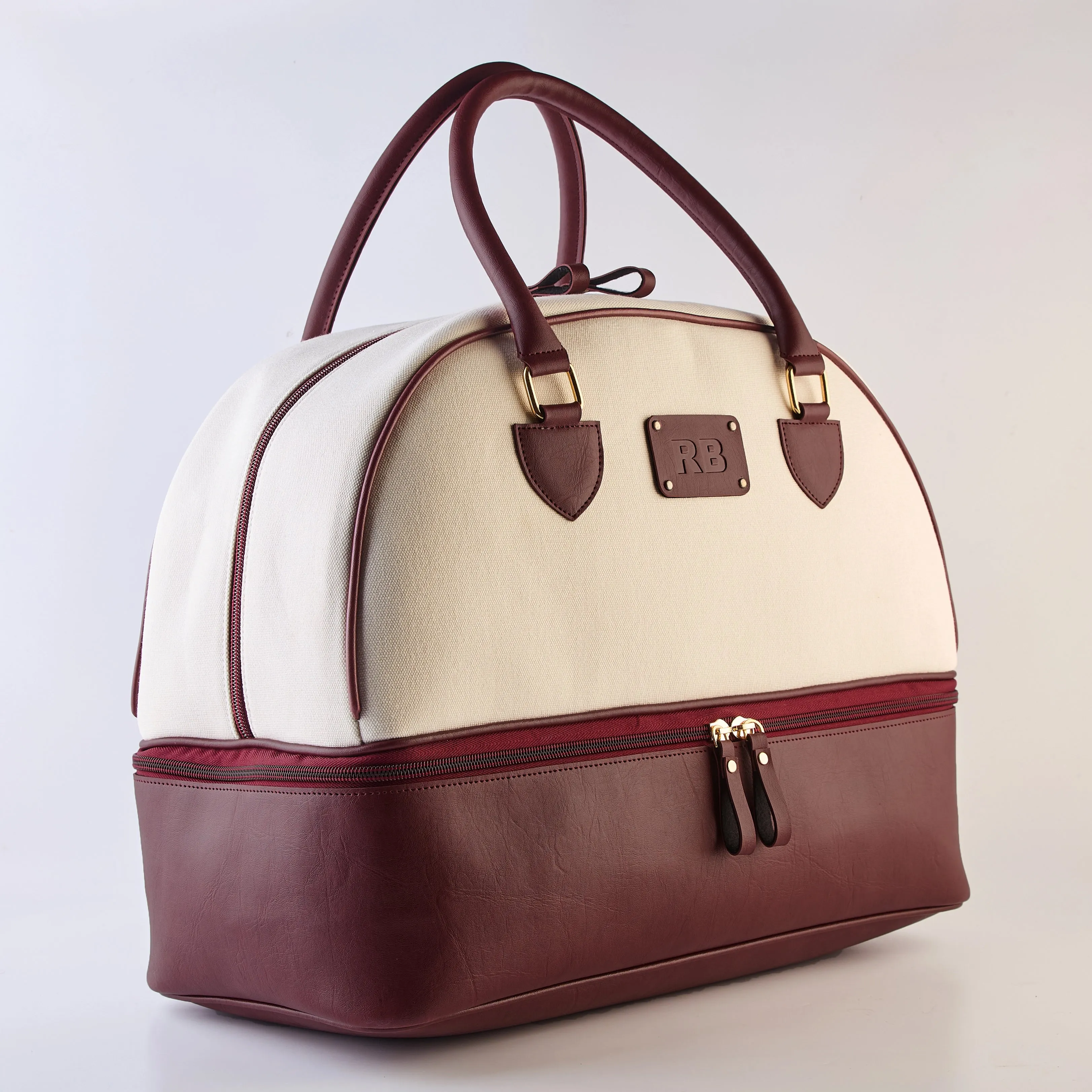 PERSONALISED WEEKENDER BAG - MAROON
