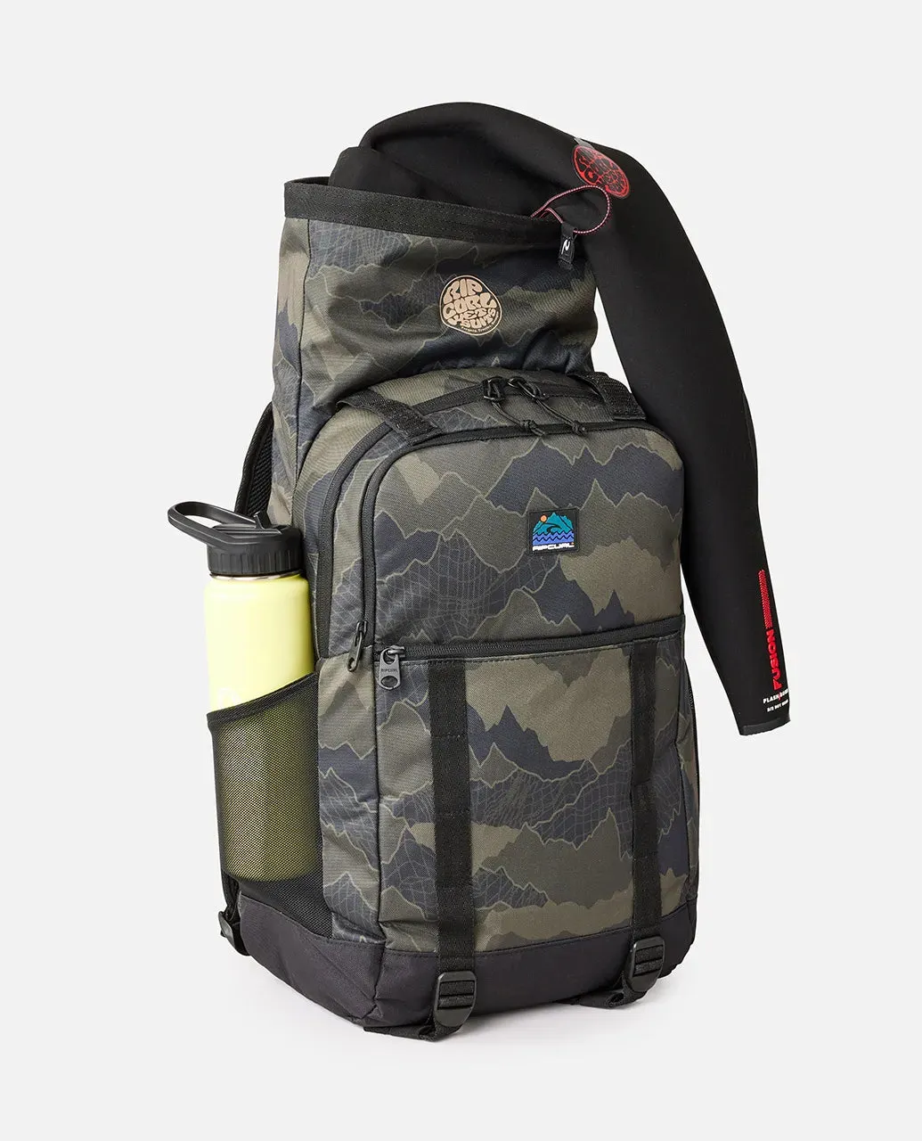 Rip Curl Unisex Dawn Patrol 30L Search Backpack Black/Olive 159MBA-6696
