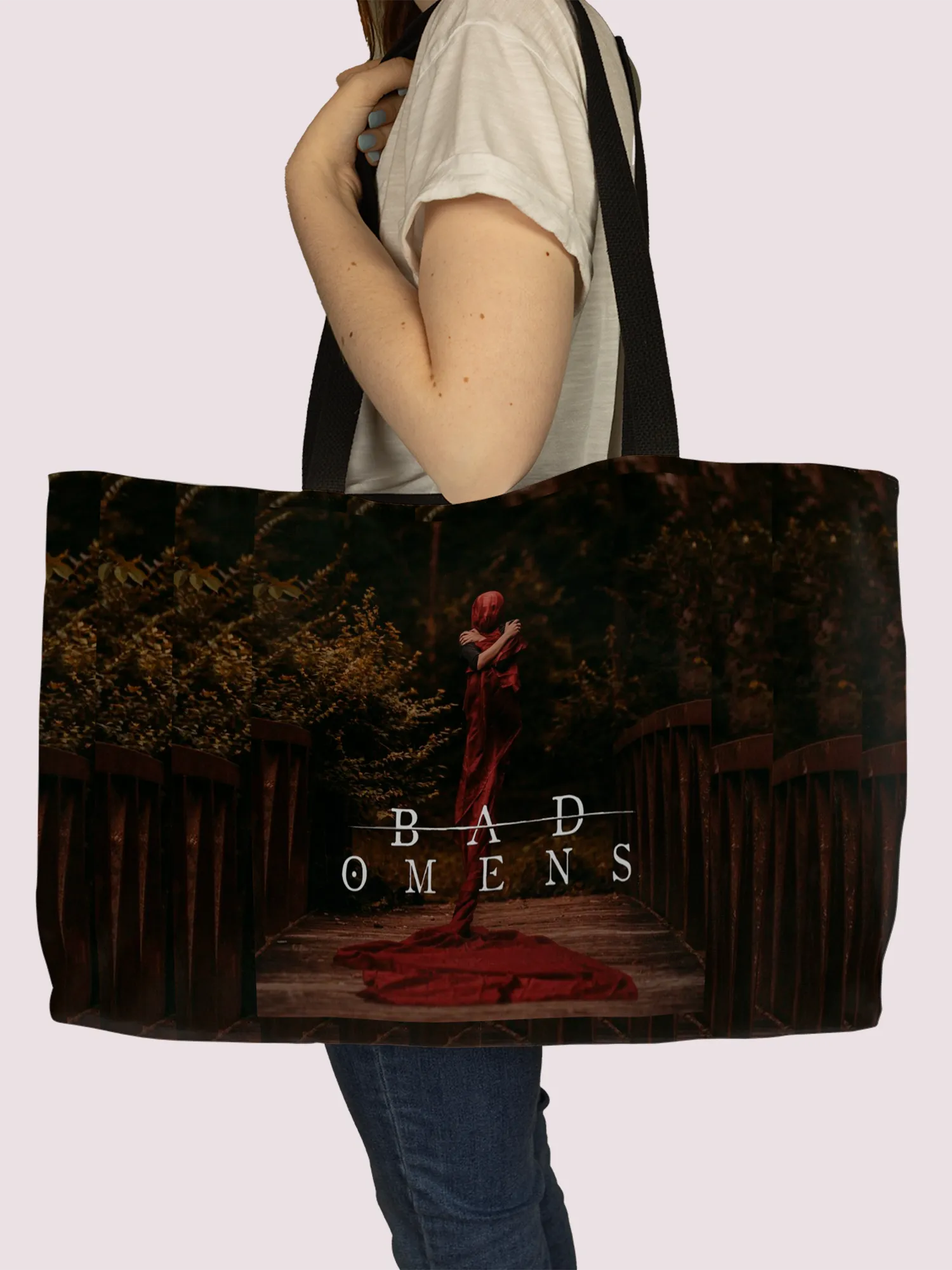 Rocksax Bad Omens Webbing Handled Beach/Shopper Tote - Self Titled Cover