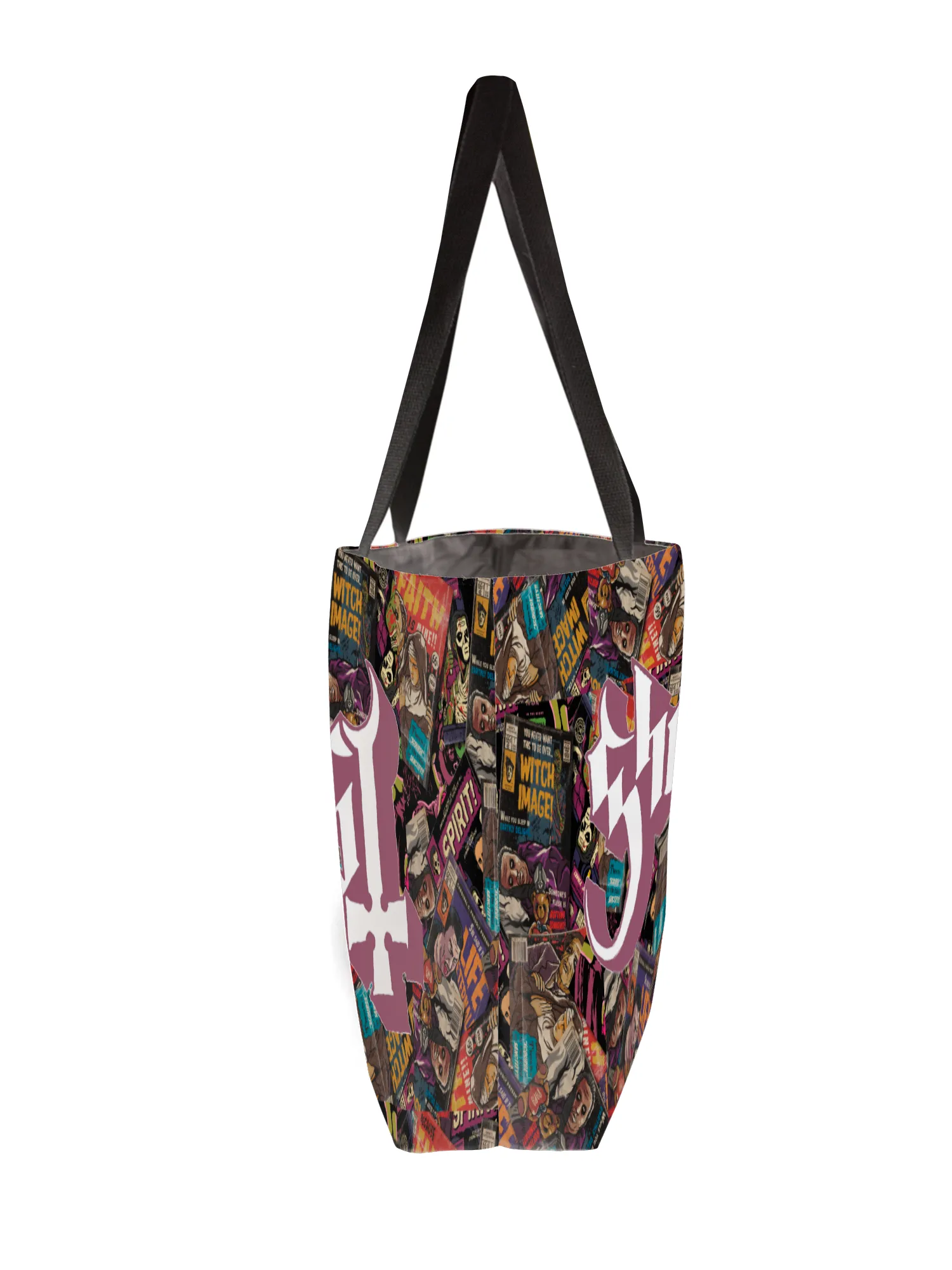 Rocksax Ghost Webbing Handled Shopper/Tote - Magazines