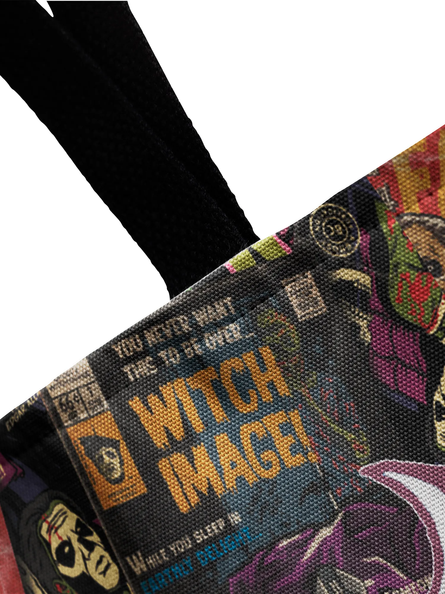 Rocksax Ghost Webbing Handled Shopper/Tote - Magazines