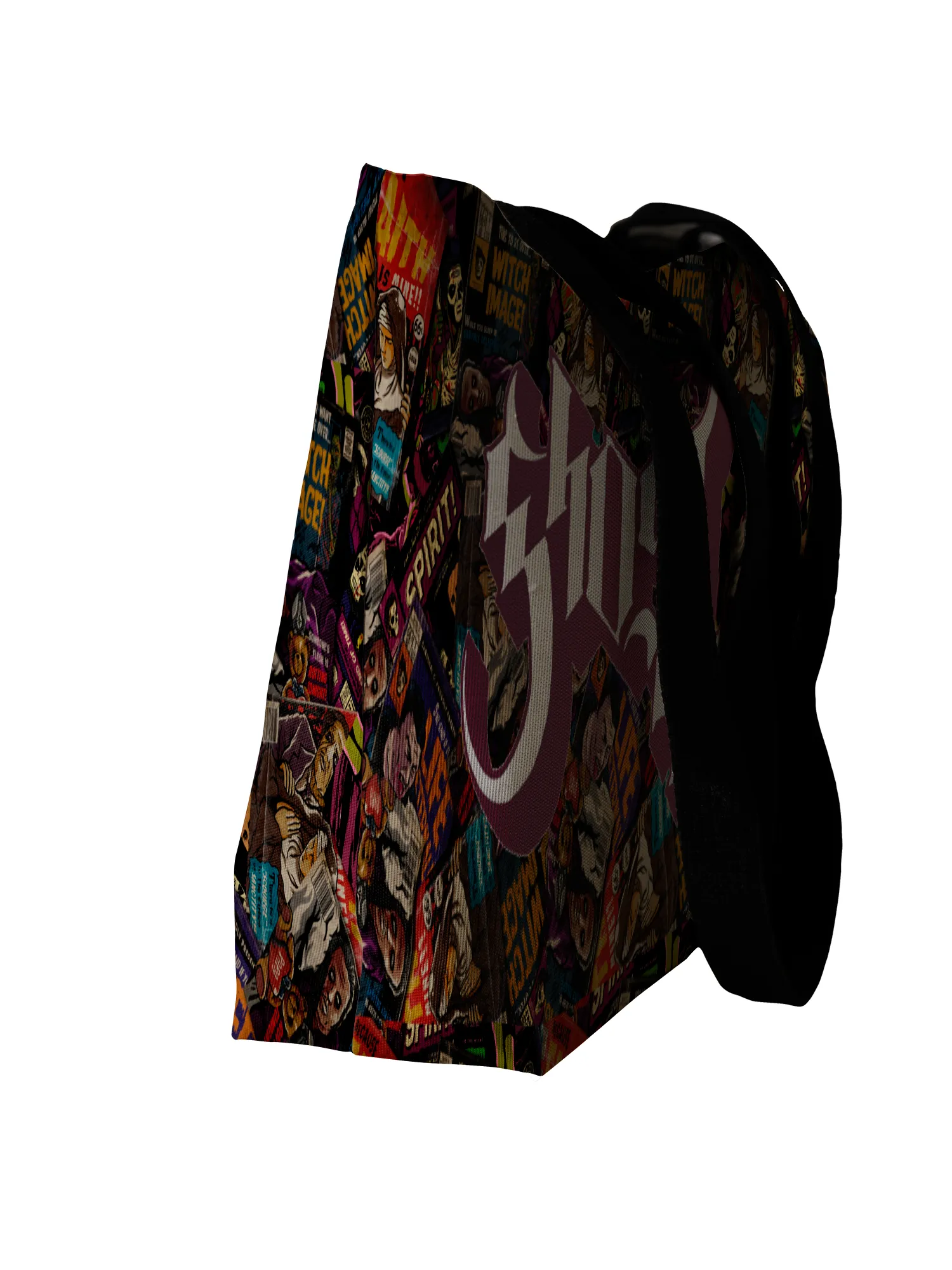 Rocksax Ghost Webbing Handled Shopper/Tote - Magazines