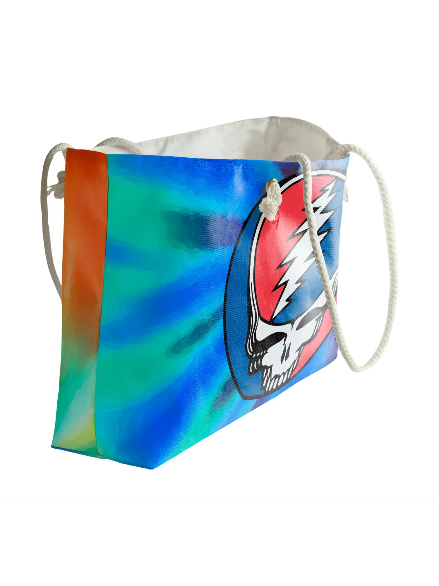 Rocksax Grateful Dead Rope Handled Beach Bag - Steal Your Face