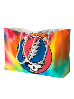 Rocksax Grateful Dead Rope Handled Beach Bag - Steal Your Face