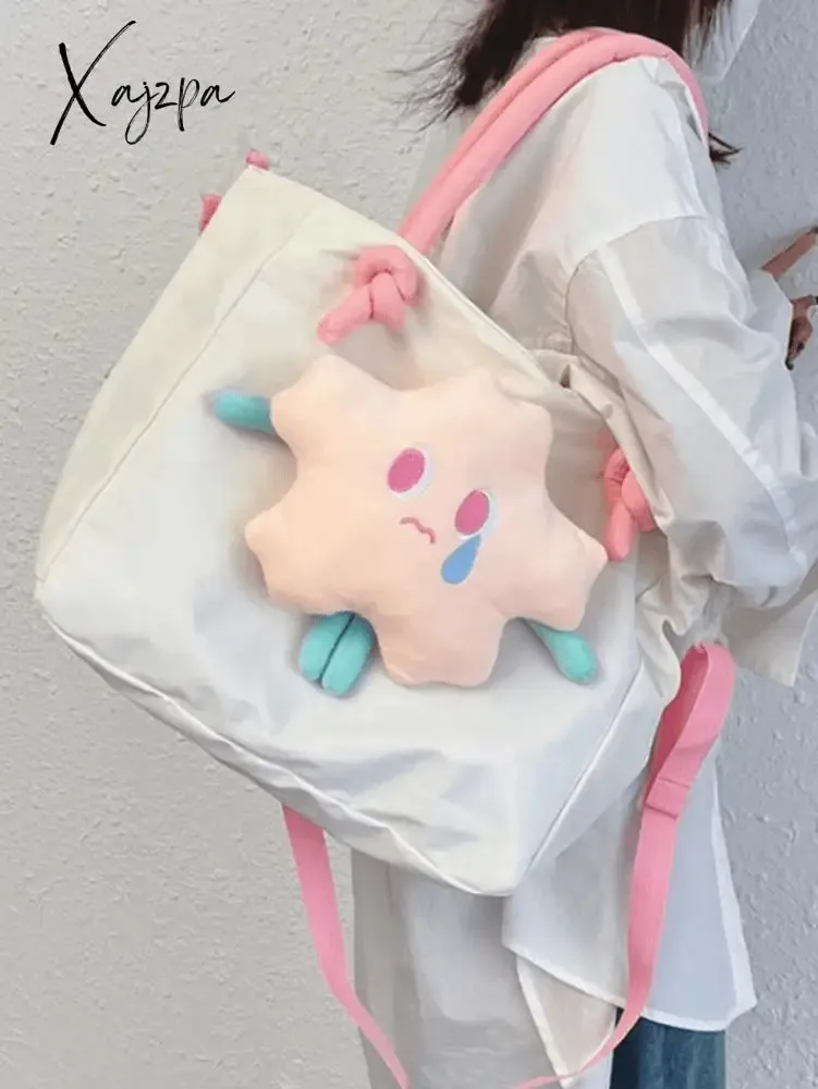 Star Large Capacity Messenger Canvas Bag