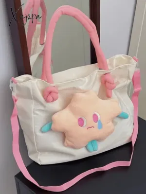 Star Large Capacity Messenger Canvas Bag