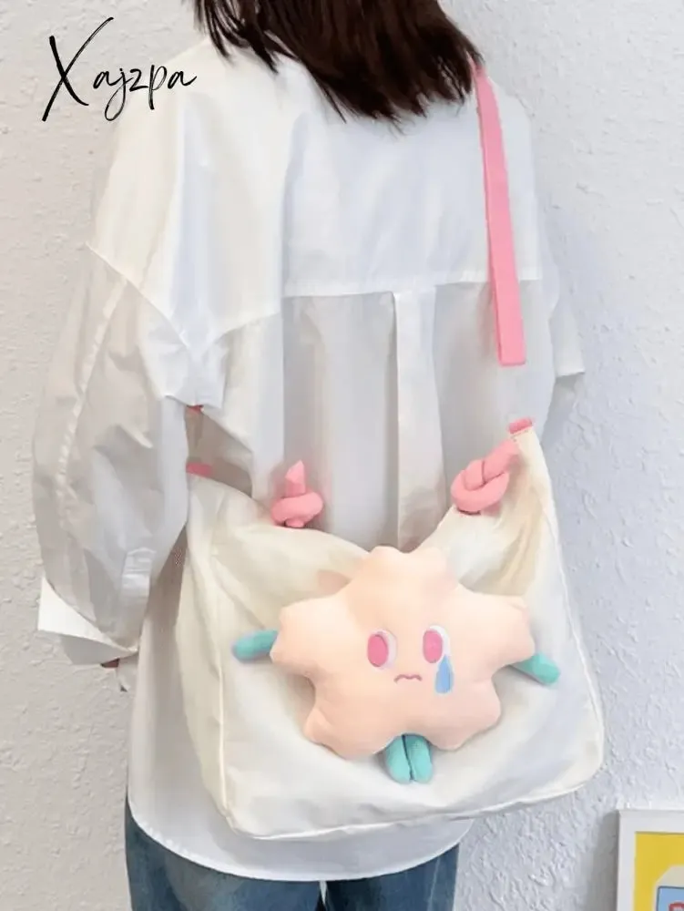 Star Large Capacity Messenger Canvas Bag