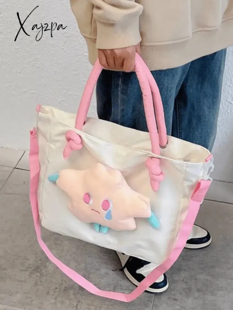 Star Large Capacity Messenger Canvas Bag