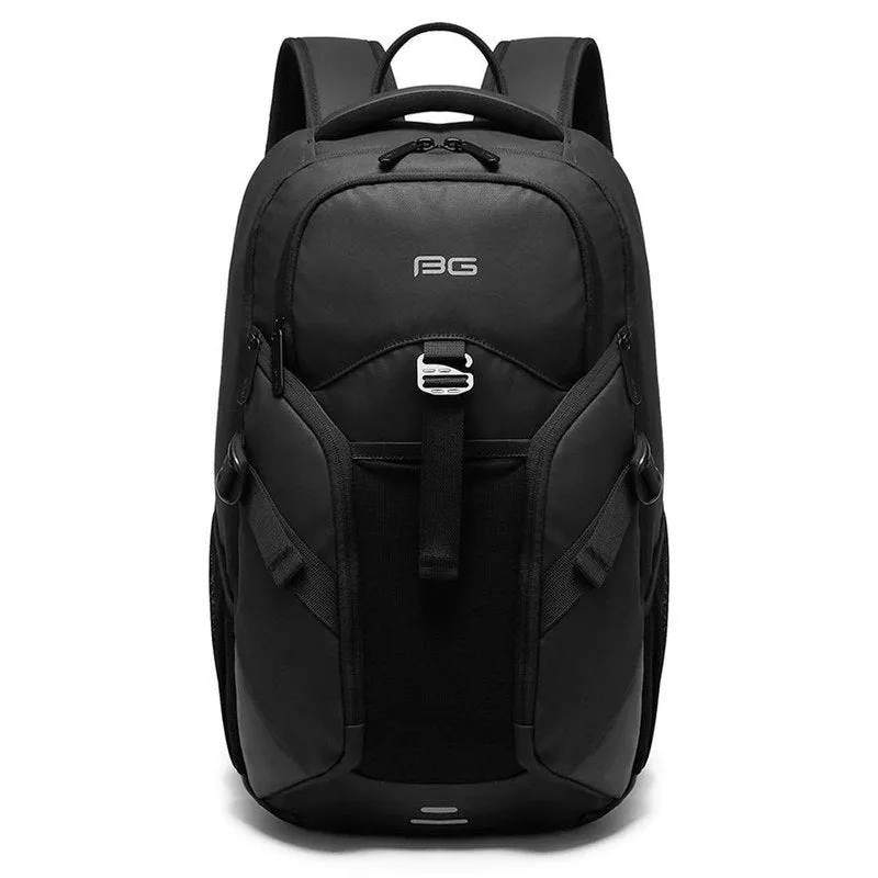 THE CLOWNFISH Anti-Theft Laptop Backpack | USB Charging | 16L | Black