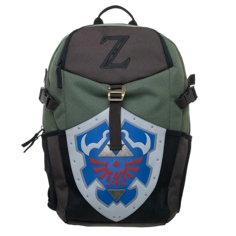 The Legend of Zelda - Hylian Shield Laptop Backpack - Bioworld