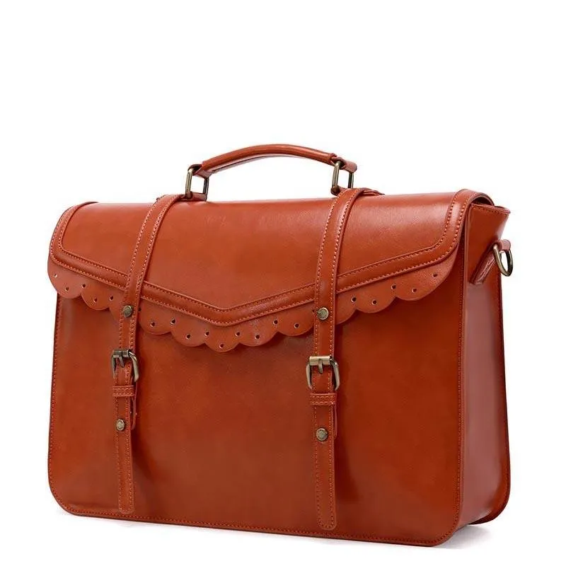 Trimmed Flap Boutique Briefcase