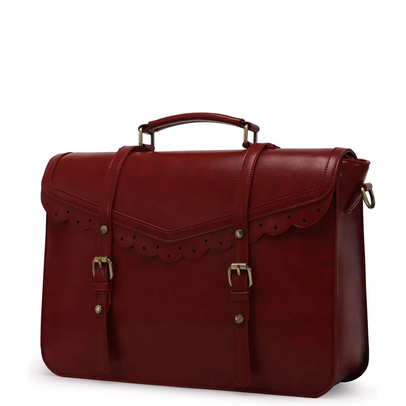 Trimmed Flap Boutique Briefcase